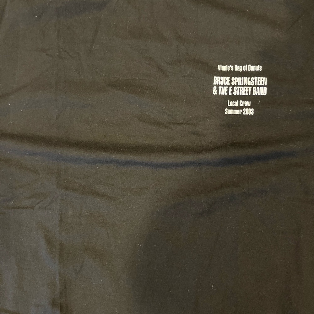 Black Bruce Springsteen & The Street Band T-Shirt